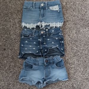 Stylish Kids Denim Shorts Set - Blue